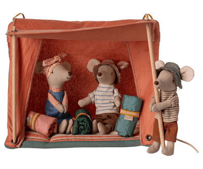Maileg Happy Camper Tent, Mouse image 2