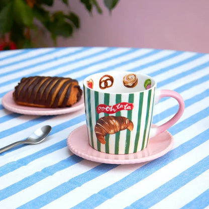 Eleanor Bowmer - Oooh La La Croissant Mug image 1