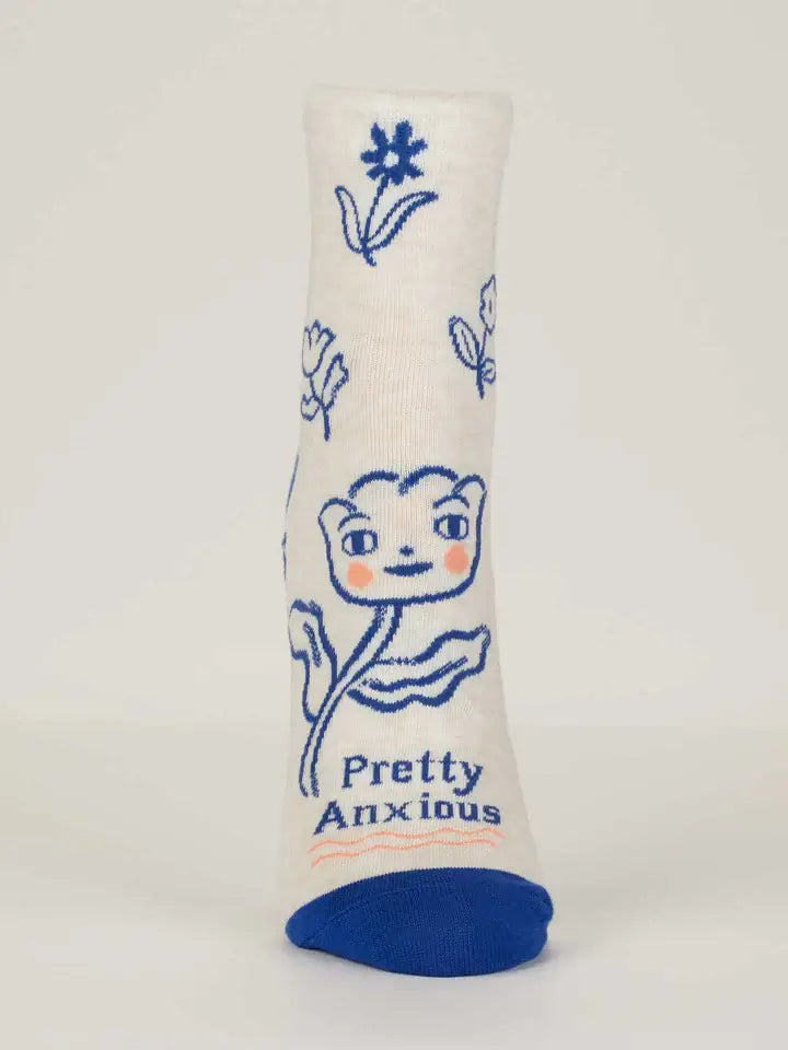 Blue Q 'Pretty Anxious' Women's Ankle Socks image 2