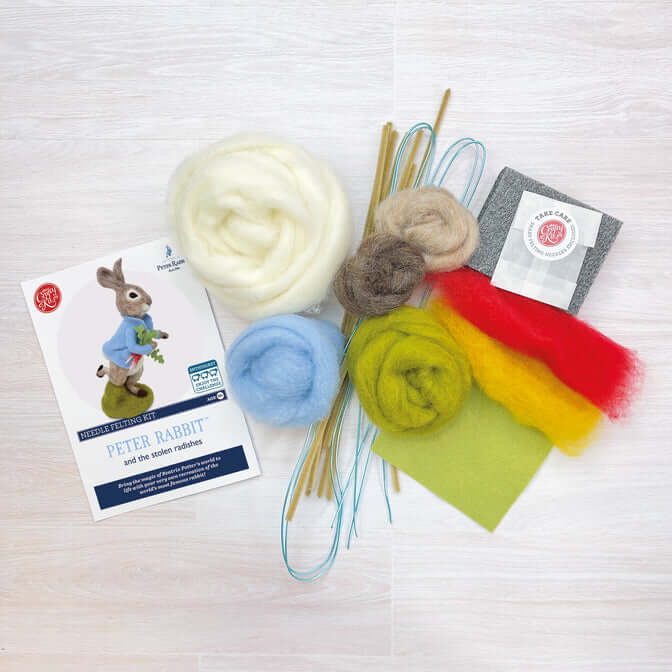 Beatrix Potter - Peter Rabbit and the Stolen Radishes Needle Felting Craft Kit image 1