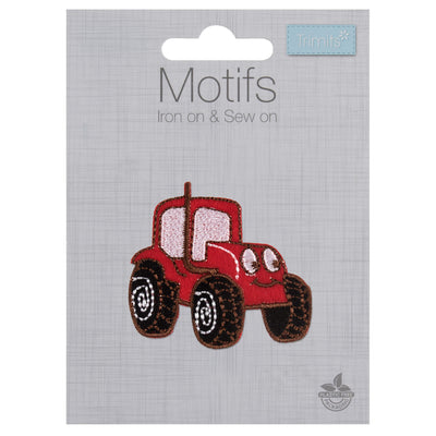 Iron-On Motif: Red Tractor image 1