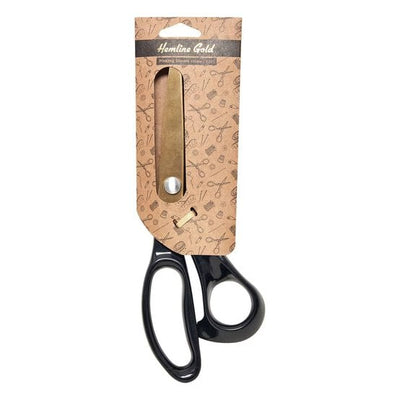 Hemline Gold Pinking Shears 23.5cm Brushed Gold at Bibelot Leek