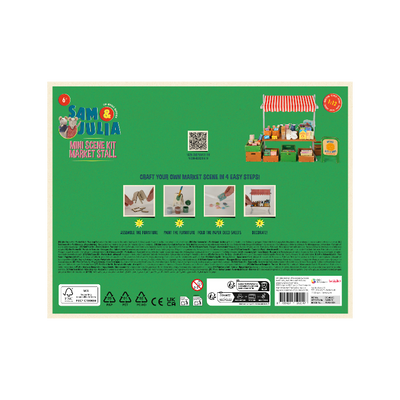 Mouse Mansion Mini Scene Kit – Market Stall Sam & Julia at Bibelot Leek UK Stockist