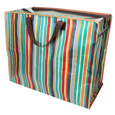 Retro 70's Stripes Jumbo Storage Bag  at Bibelot Leek UK Stockist