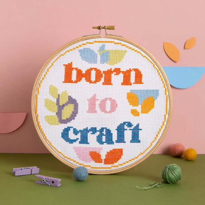 Born to Craft Cross Stitch Kit image 0