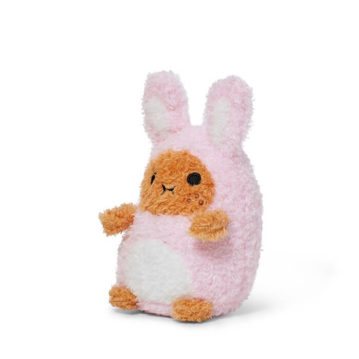 Noodoll Pink Bunny Ricespud Mini Sitting Plush Toy *COMING SOON* image 1