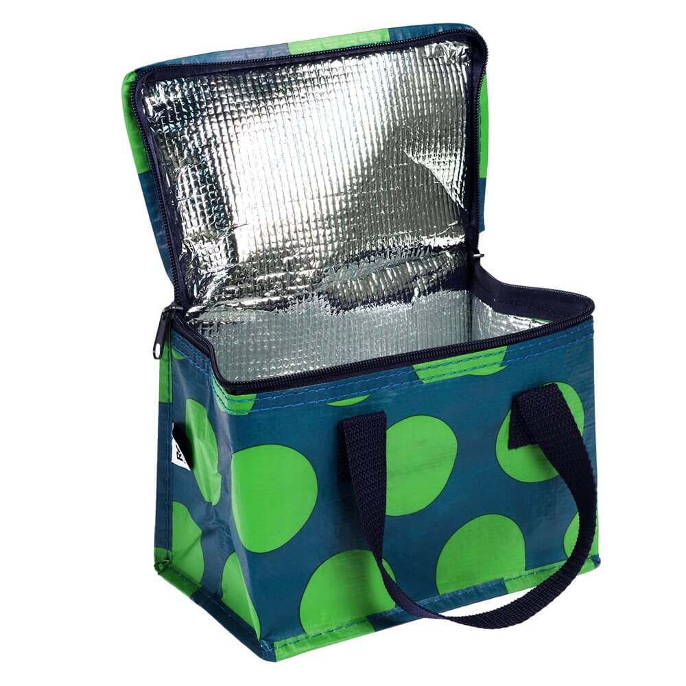 Green On Blue Spotlight Insulated Lunch Bag image 1