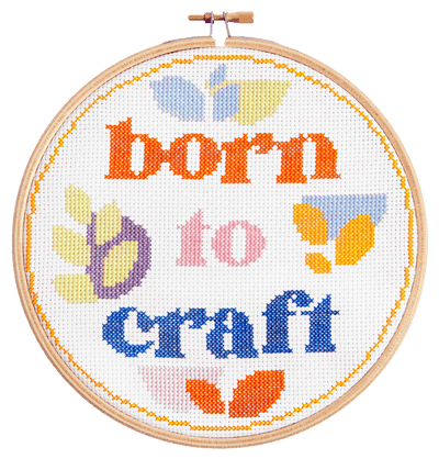 Born to Craft Cross Stitch Kit image 1