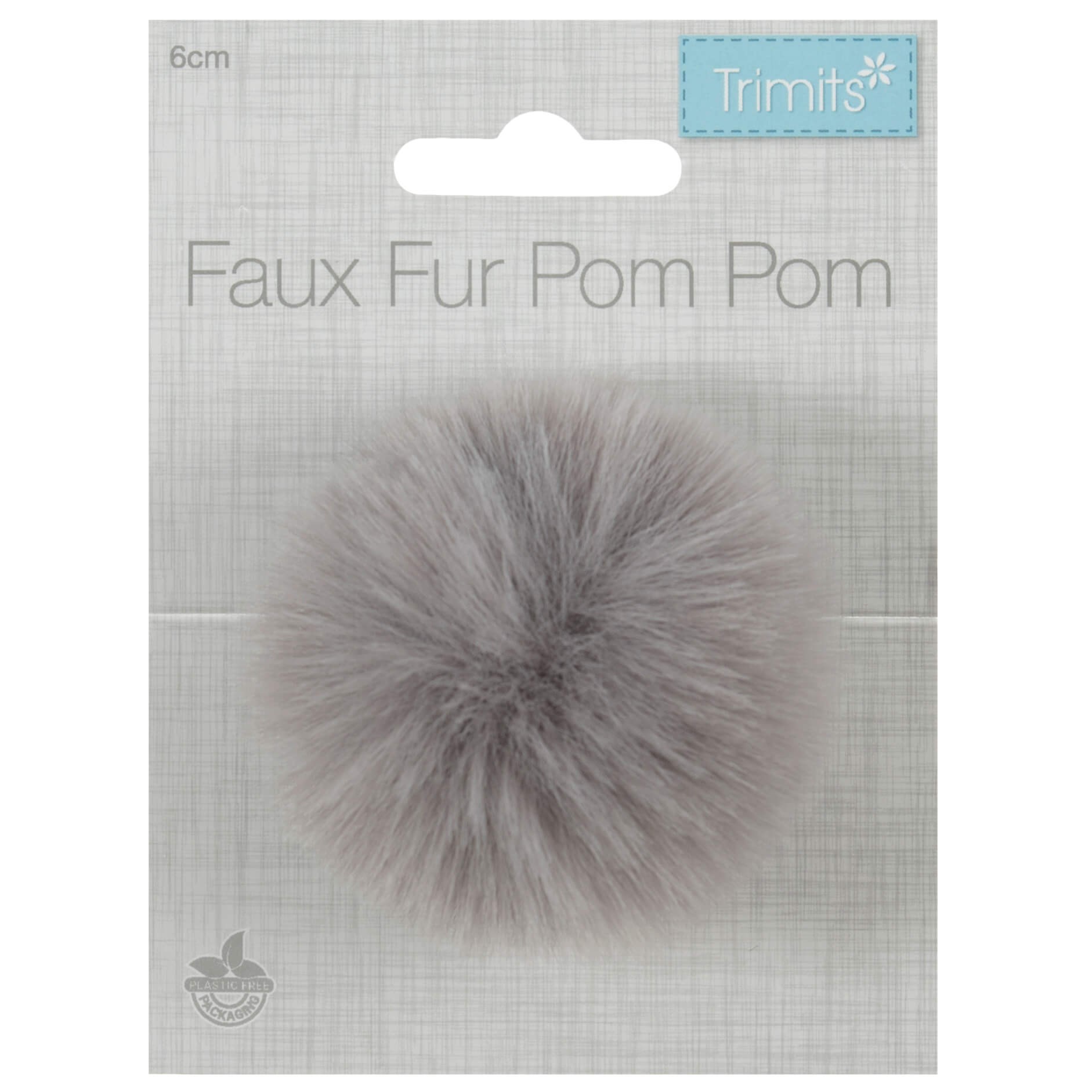 Faux Fur Mink Pom Pom: Medium image 1