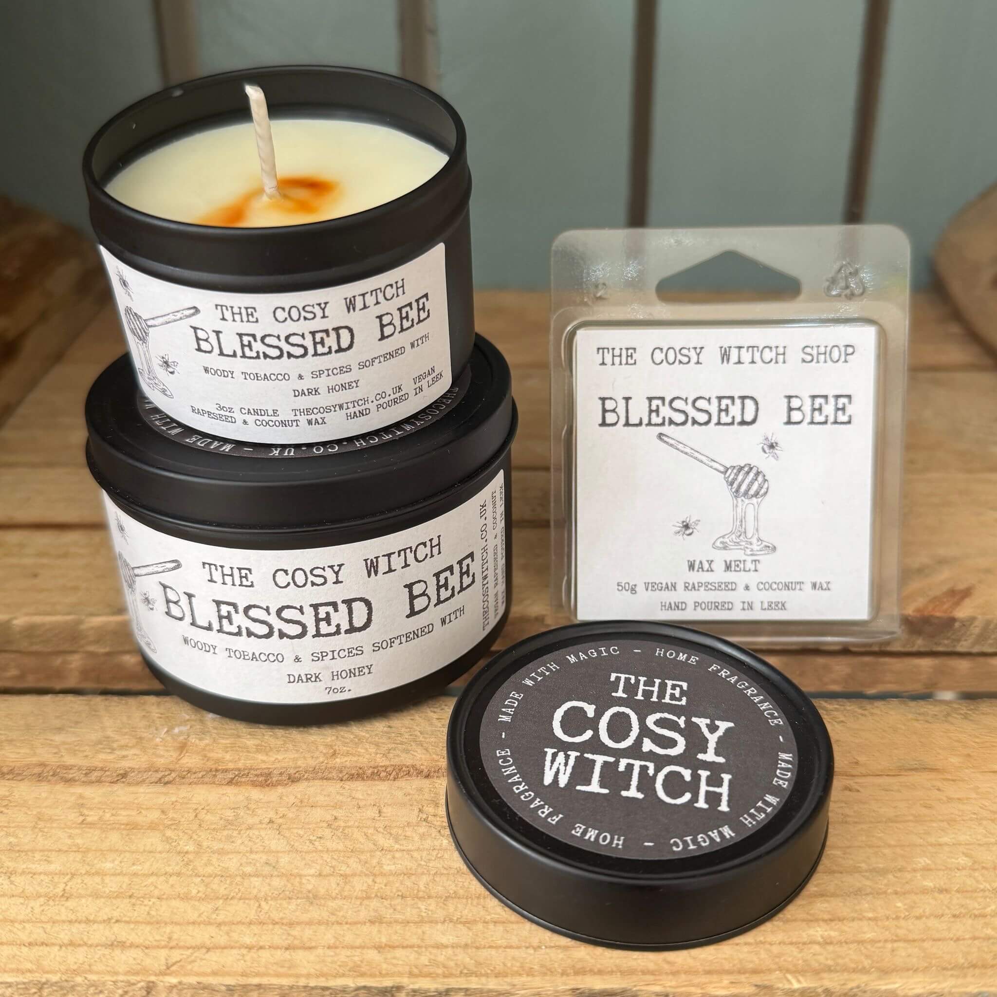 The Cosy Witch Blessed Bee Candle / Wax Melt image 0