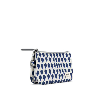 Roka Small Carnaby Recycled Canvas Wallet: Denim Rain image 1