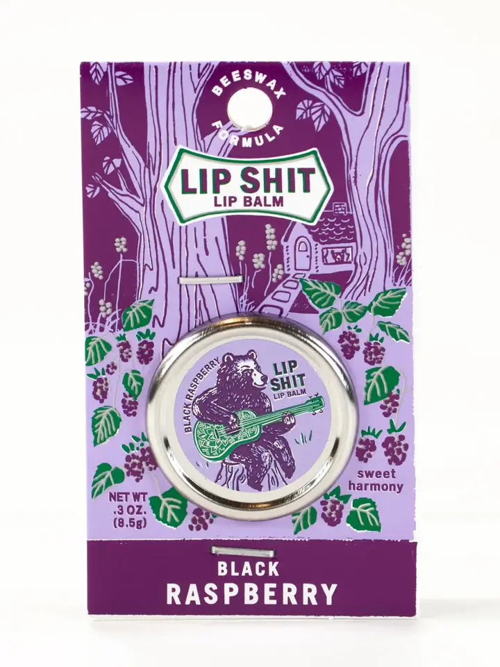 Lip Shit Lip Balm - Black Raspberry image 0