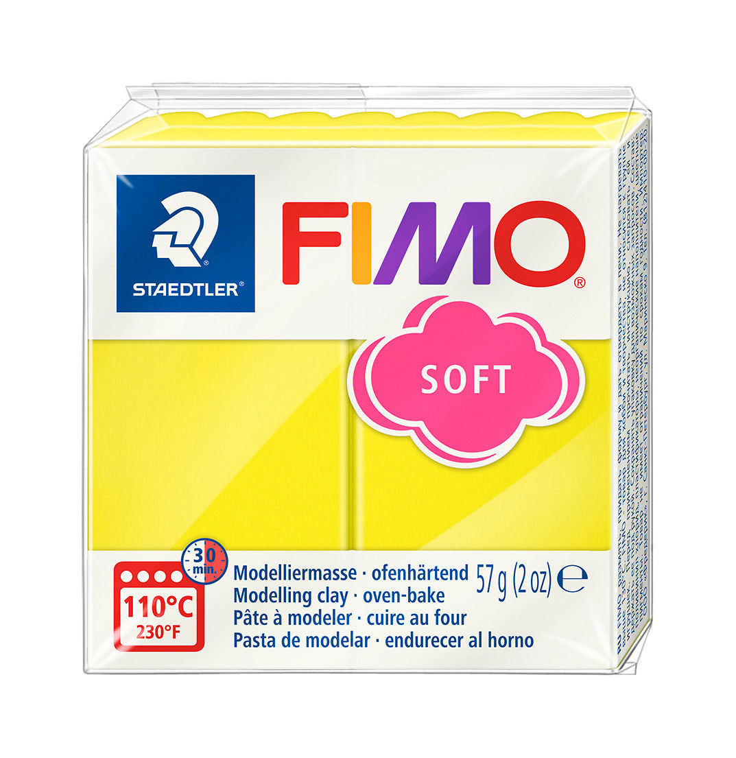 Lemon - Fimo Soft 8020 - Single 57G at Bibelot Leek