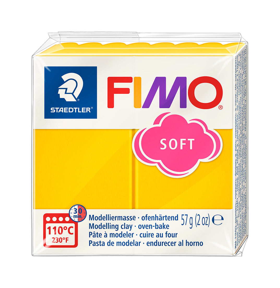 Sunflower - Fimo Soft 8020-16 - Single 57G at Bibelot Leek