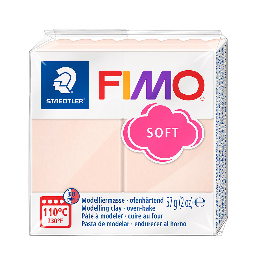 Pale Pink - Fimo Soft 8020-43 - Single 57g at Bibelot Leek