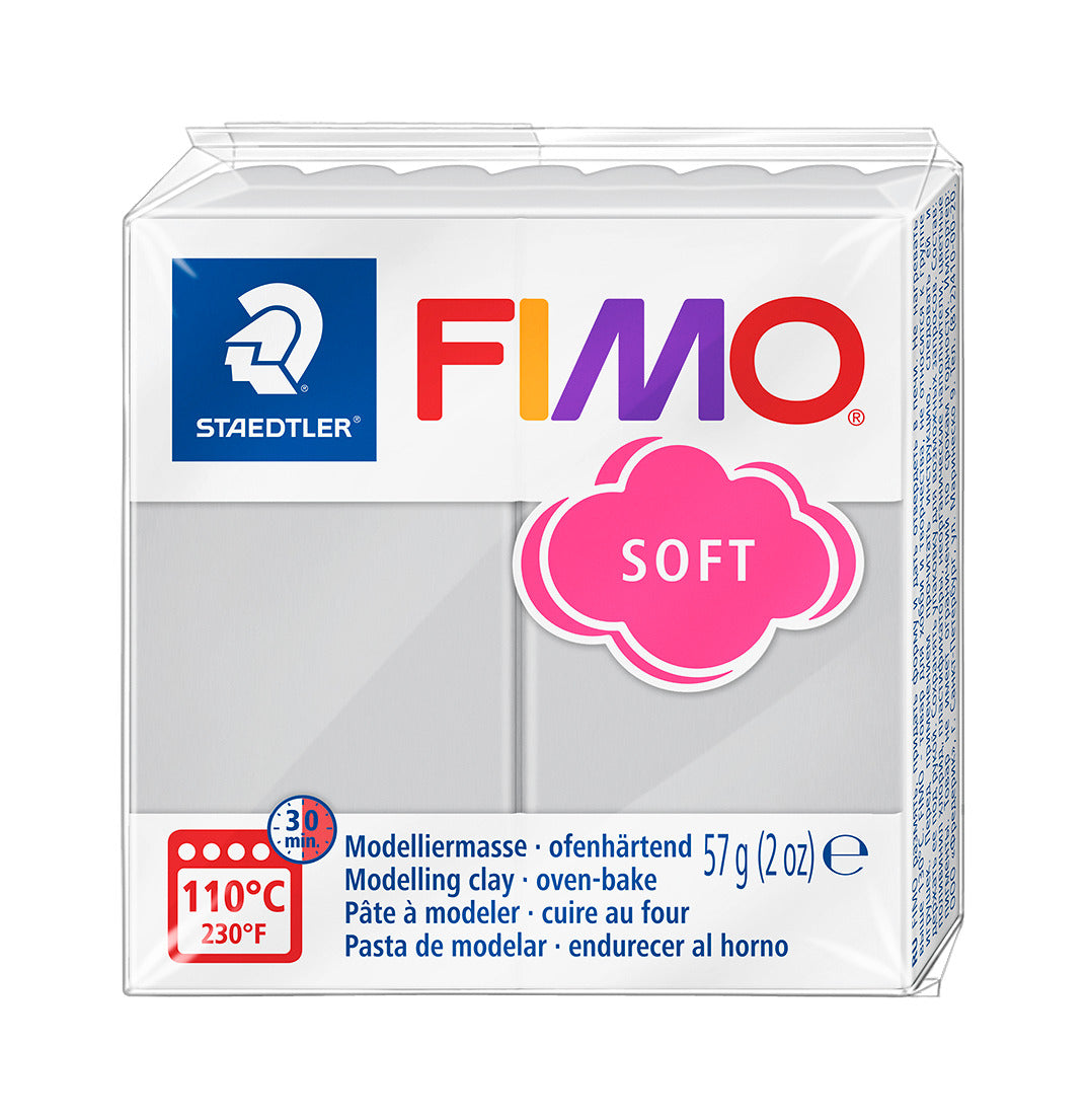 Dolphin Grey - Fimo Soft 8020-80 - Single 57g at Bibelot Leek