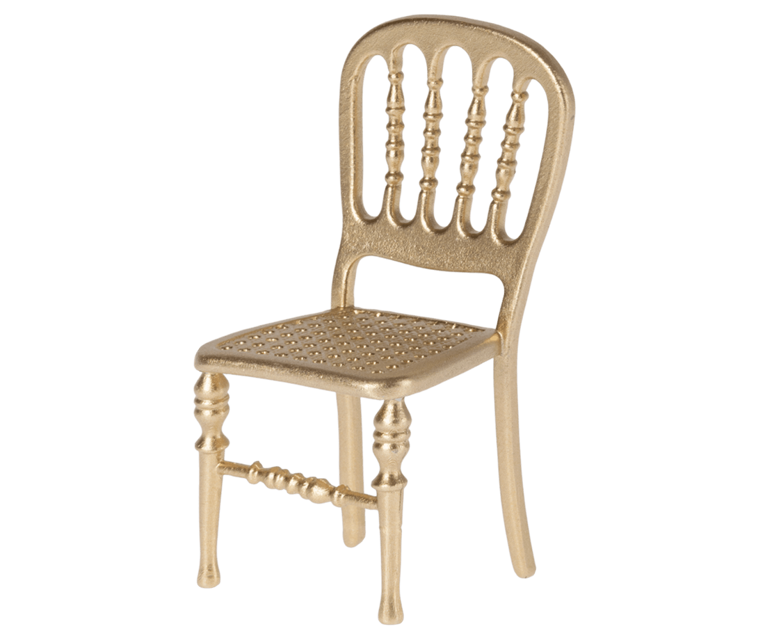 Maileg Gold Chair - Mouse image 0