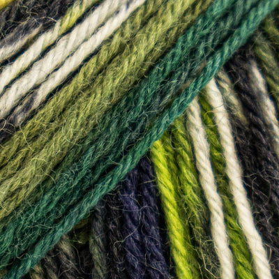 Luca-S WoolenWalk Merino 4 Ply Sock Yarn Bibelot Leek UK Stockist