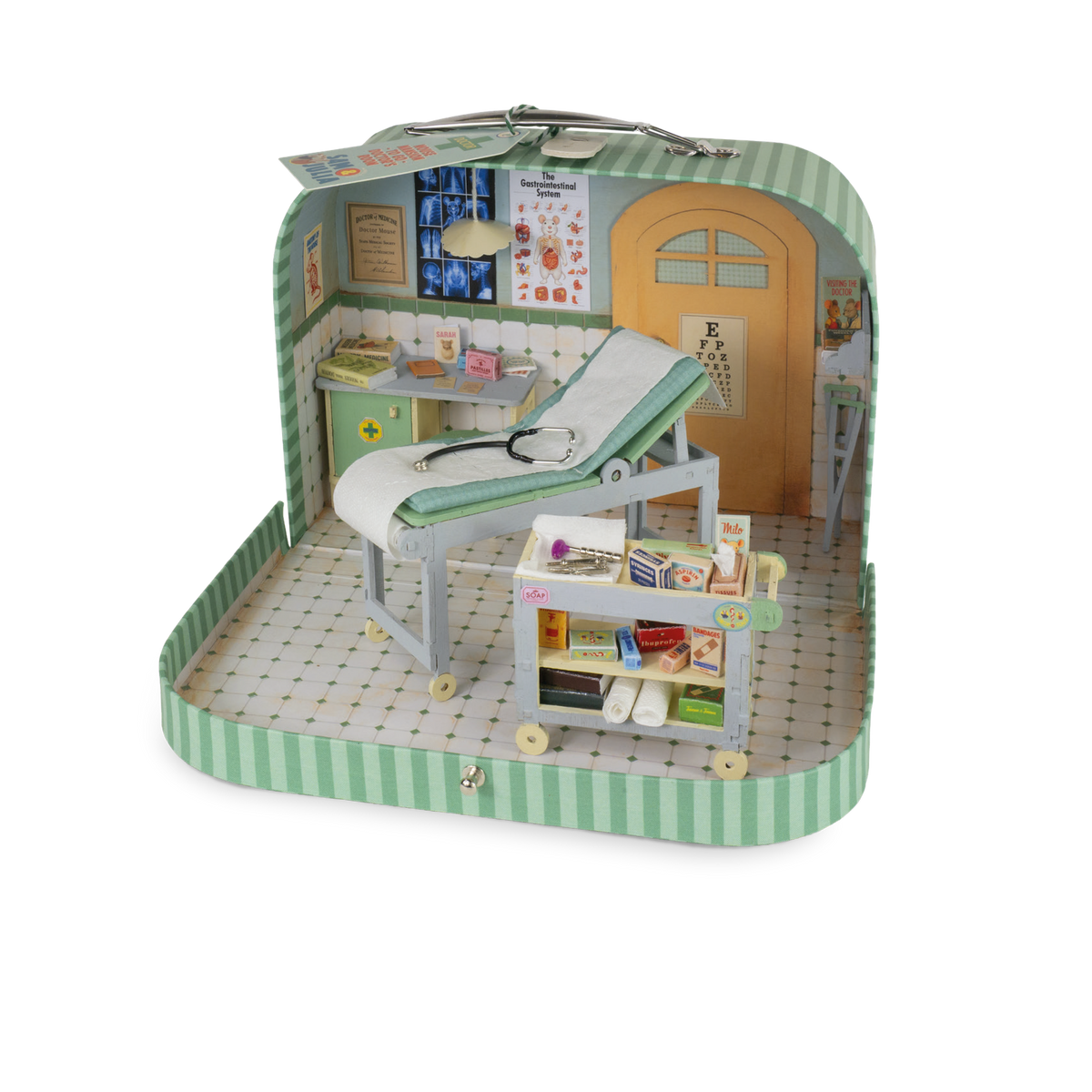 Mouse Mansion To Go - Doctor's Room Sam & Julia at Bibelot Leek UK Stockist