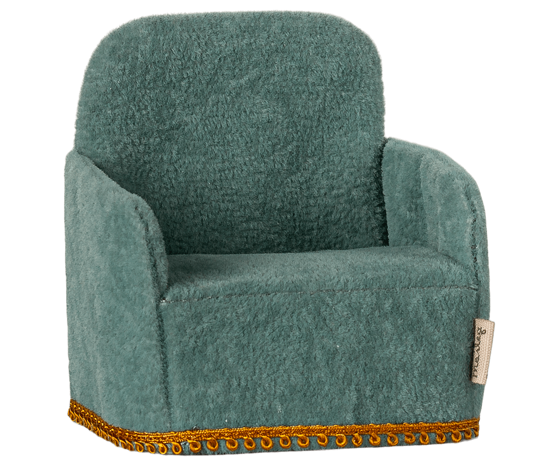 Maileg Mouse Folding Chair - Mint image 0