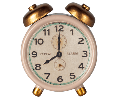 Maileg Mouse Alarm Clock - Powder image 0