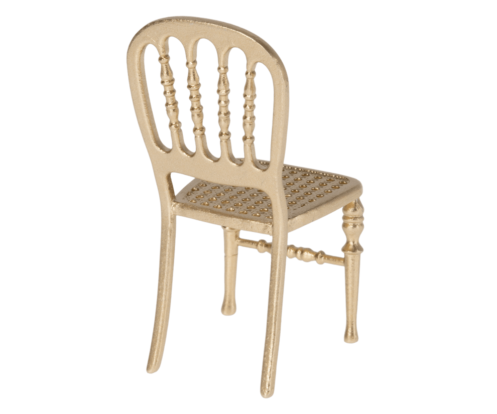 Maileg Gold Chair - Mouse image 1