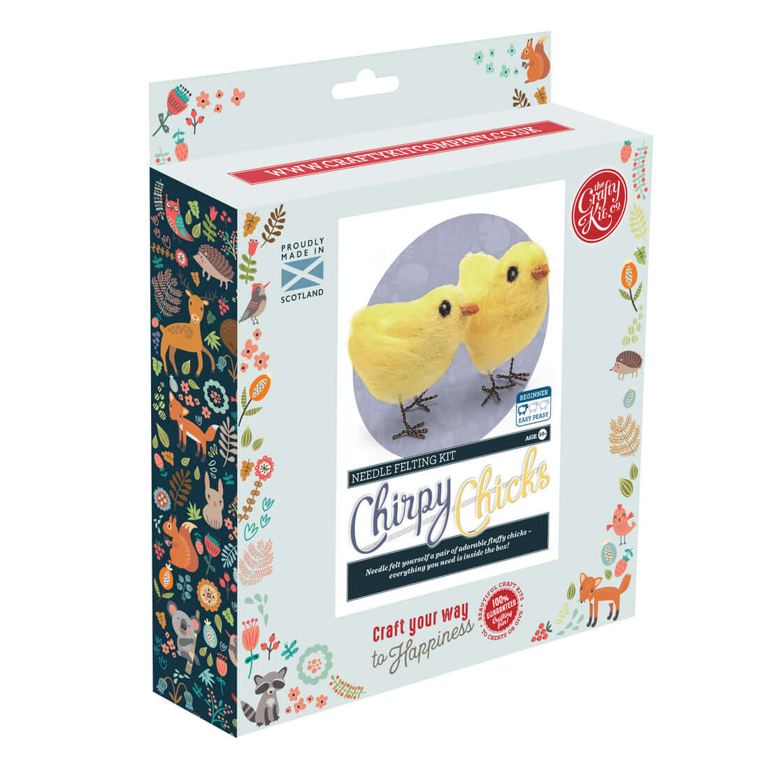 Chirpy Chicks Needle Felting Craft Kit image 0