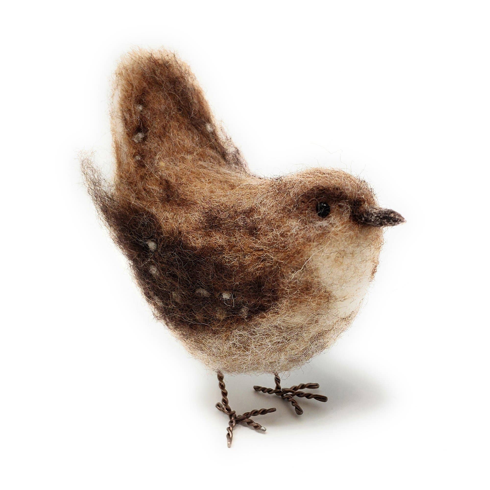 The Crafty Kit British Birds - Jenny Wren Needle Felting Craft Ki at Bibelot Leek
