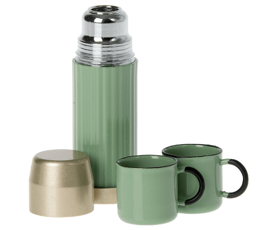 Maileg Thermos and Cups - Mint image 0