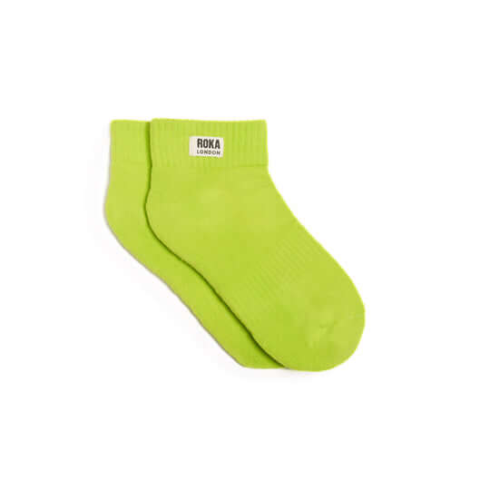 Roka Wembley Socks: 24 Colours - Lime image
