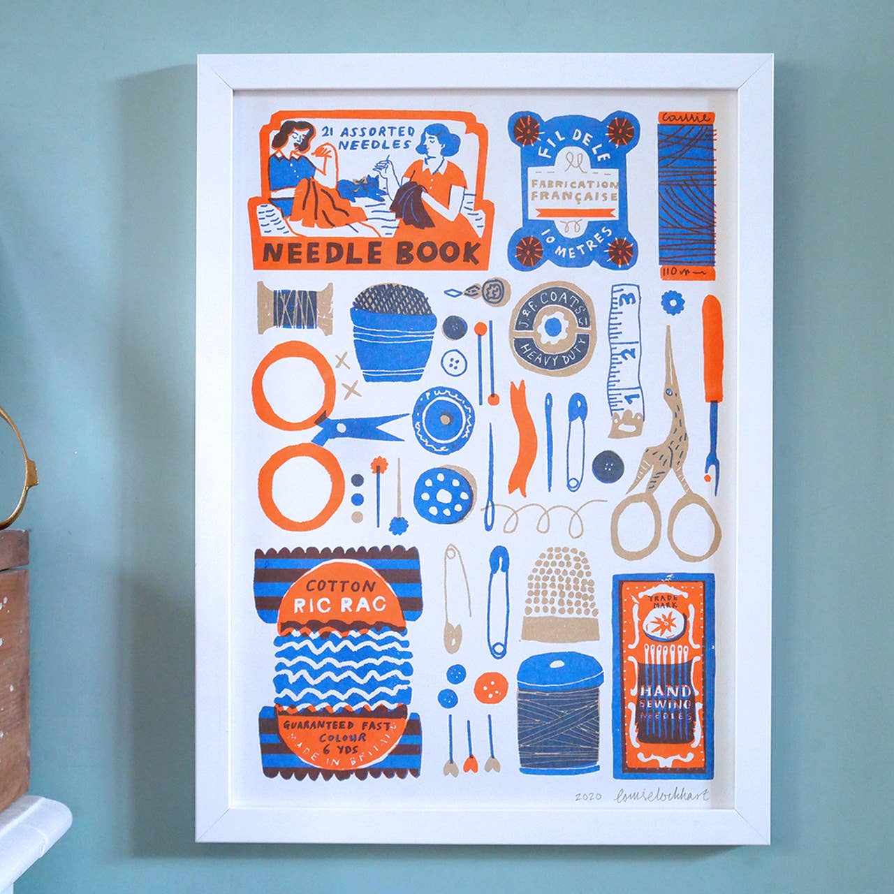 The Printed Peanut A3 Sewing Collection Riso Print at Bibelot Leek