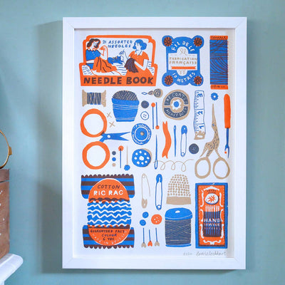 The Printed Peanut A3 Sewing Collection Riso Print at Bibelot Leek