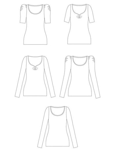 Tilly and the Buttons Agnes Jersey Top Sewing Pattern