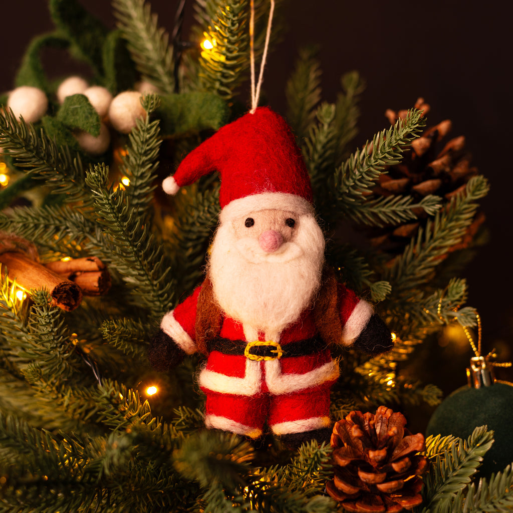 Amica Felt fair trade Father Christmas with Sack