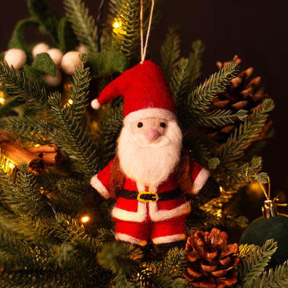 Amica Felt fair trade Father Christmas with Sack