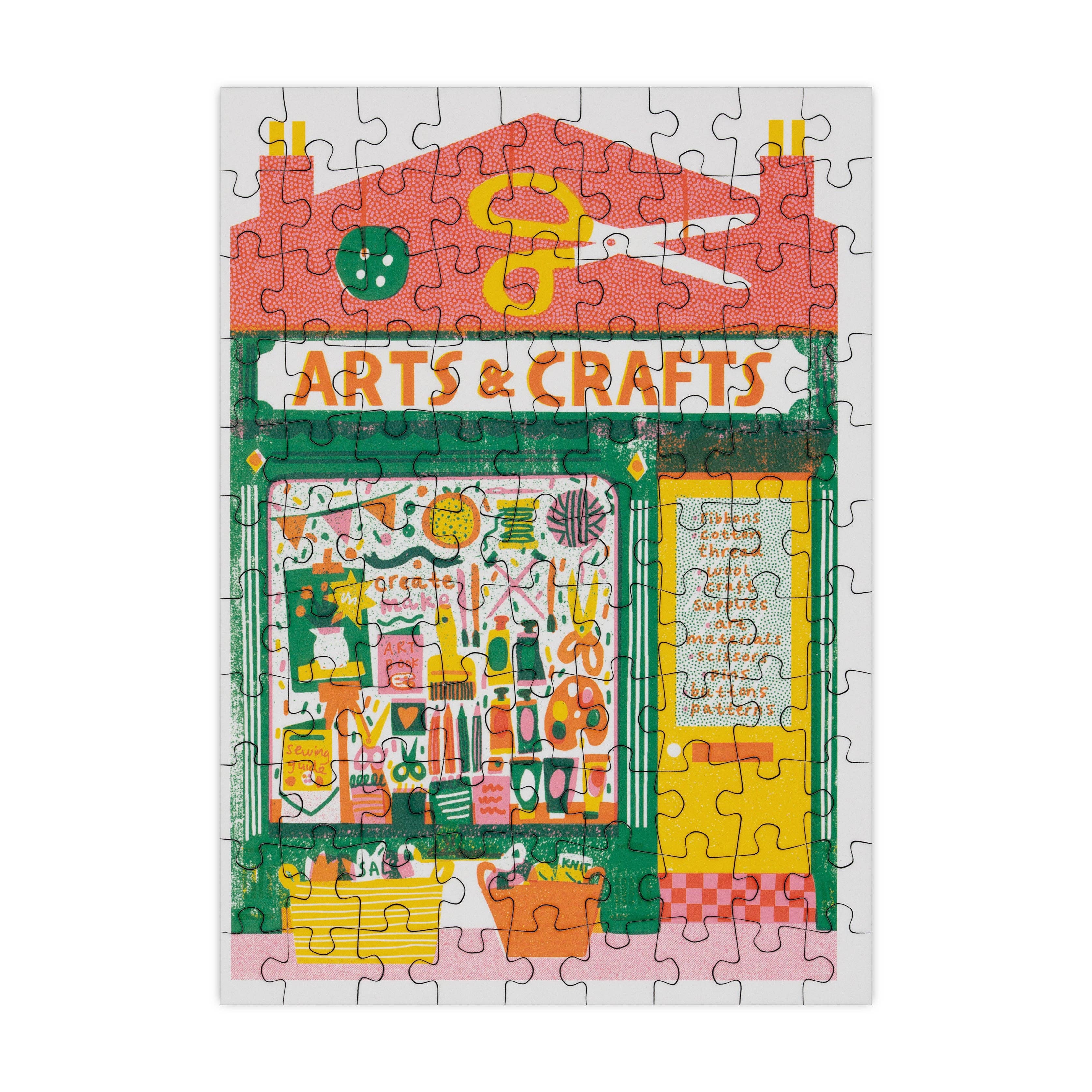 Arts & Craft Shop - 99 Piece Mini Jigsaw Puzzle Happily Puzzles