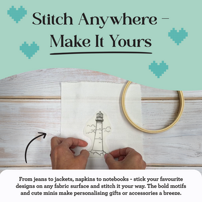 The Crafty Kit Toadstools Stick & Stitch Embroidery at Bibelot Leek