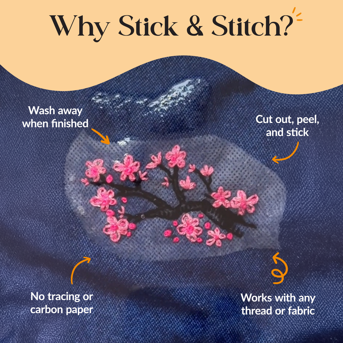 The Crafty Kit Toadstools Stick & Stitch Embroidery at Bibelot Leek