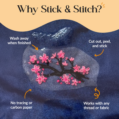 The Crafty Kit Toadstools Stick & Stitch Embroidery at Bibelot Leek