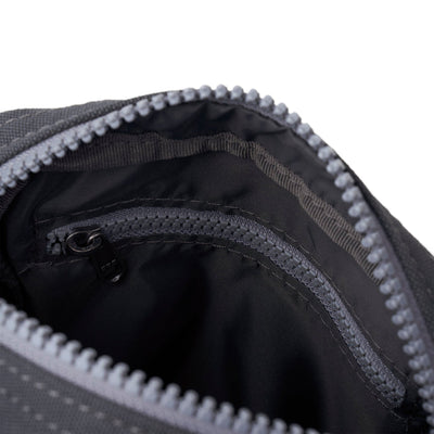 Roka Bond Crossbody Recycled Canvas: Faded Black