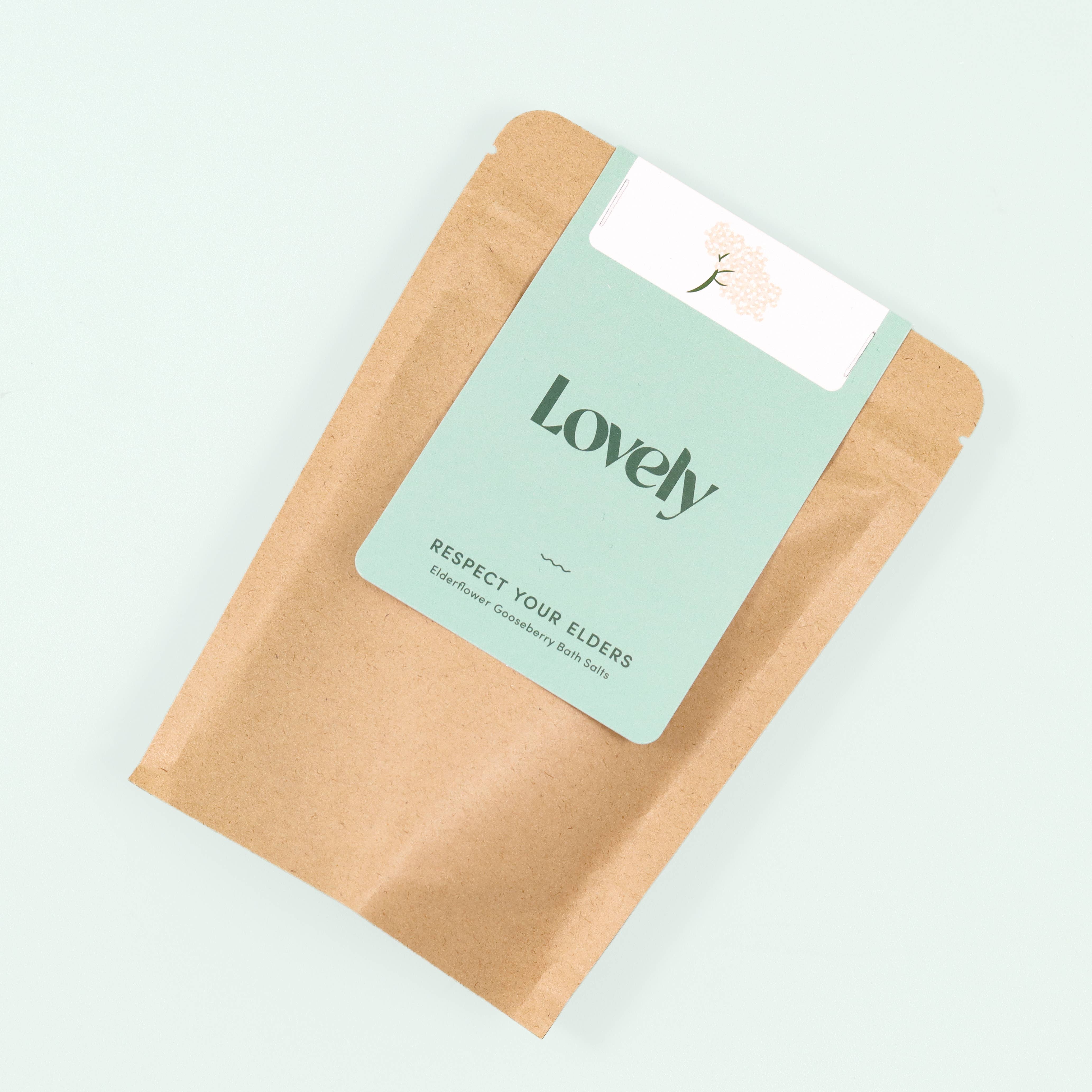 Bath Salts - Respect Your Elders - Elderflower and Gooseberry