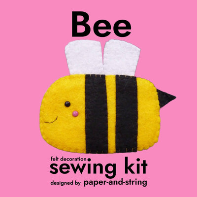 Paper and String Bee Felt Decoration Sewing Kit at Bibelot, Leek