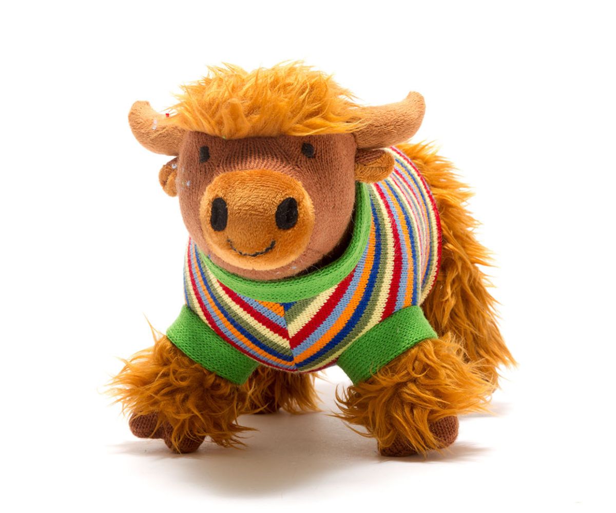 Best Years Knitted Highland Cow Toy