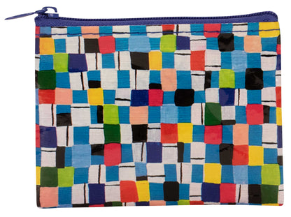 Blue Q Checkerboard Coin Purse