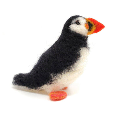 The Crafty Kit British Birds - Atlantic Puffin Needle Felting Craft Kit at Bibelot Leek