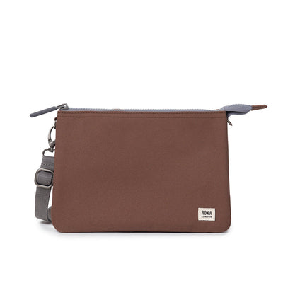 Roka Carnaby Crossbody XL Coco Recycled Canvas 