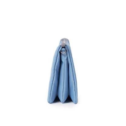 Roka Carnaby Crossbody XL Retro Blue Recycled Canvas