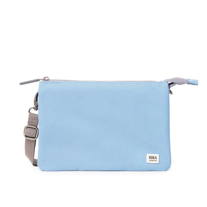 Roka Carnaby Crossbody XL Retro Blue Recycled Canvas
