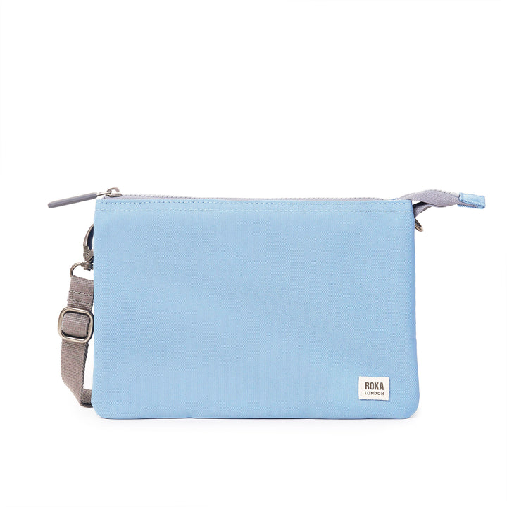 Roka Carnaby Crossbody XL Retro Blue Recycled Canvas