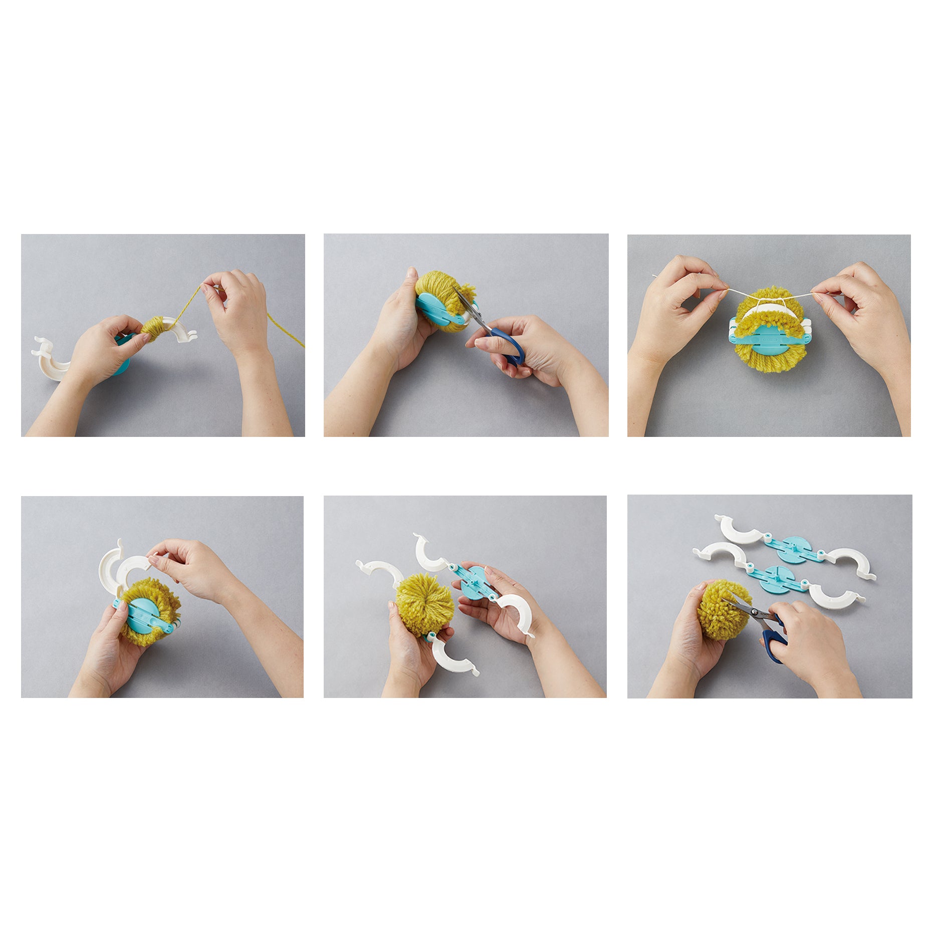 Pom Pom Maker Set of 4
